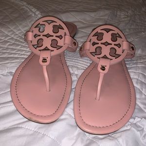 Tory Burch Miller Sandals in Clay Pink Size 11
